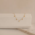 Piera Coin Necklace Silver 18K Gold Plated