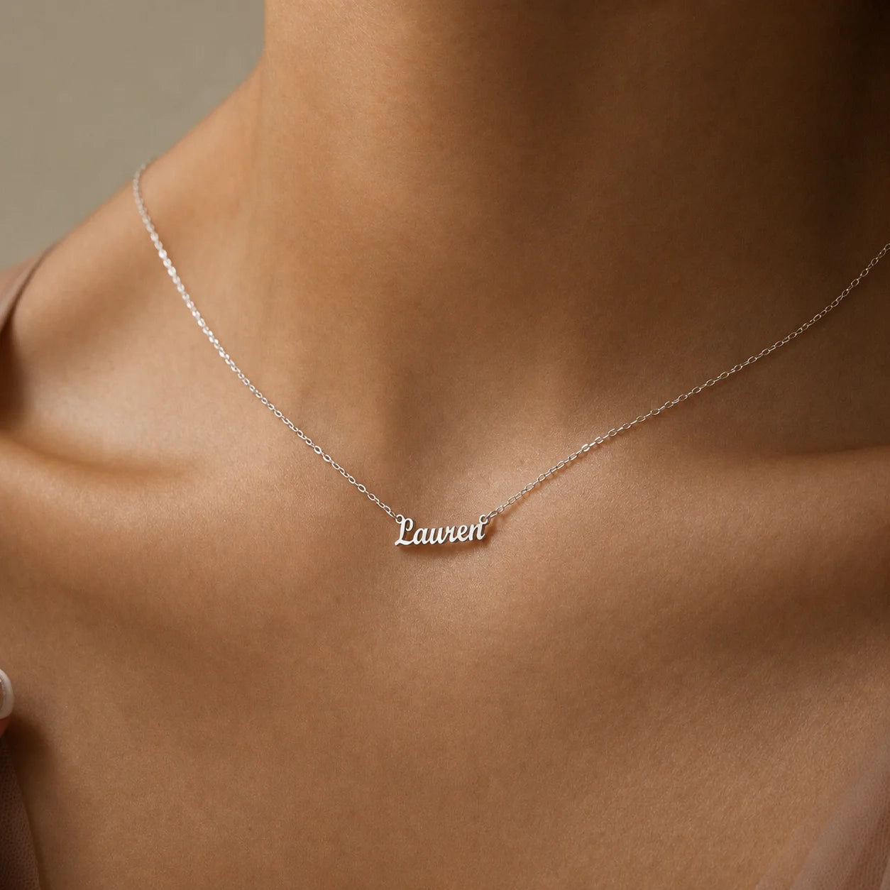 Tiny London Name Necklace