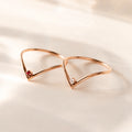 Curve Birthstone Ring