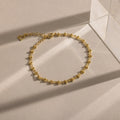 Dainty Mirror Chain Bracelet Silver 18K Gold Plated