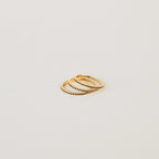 Black Diamond Eternity Band Silver 18K Gold Plated