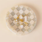 Classic Pearl Charm Silver 18K Gold Plated