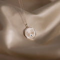 Baby Hand & Footprint Necklace Silver 18K Gold Plated