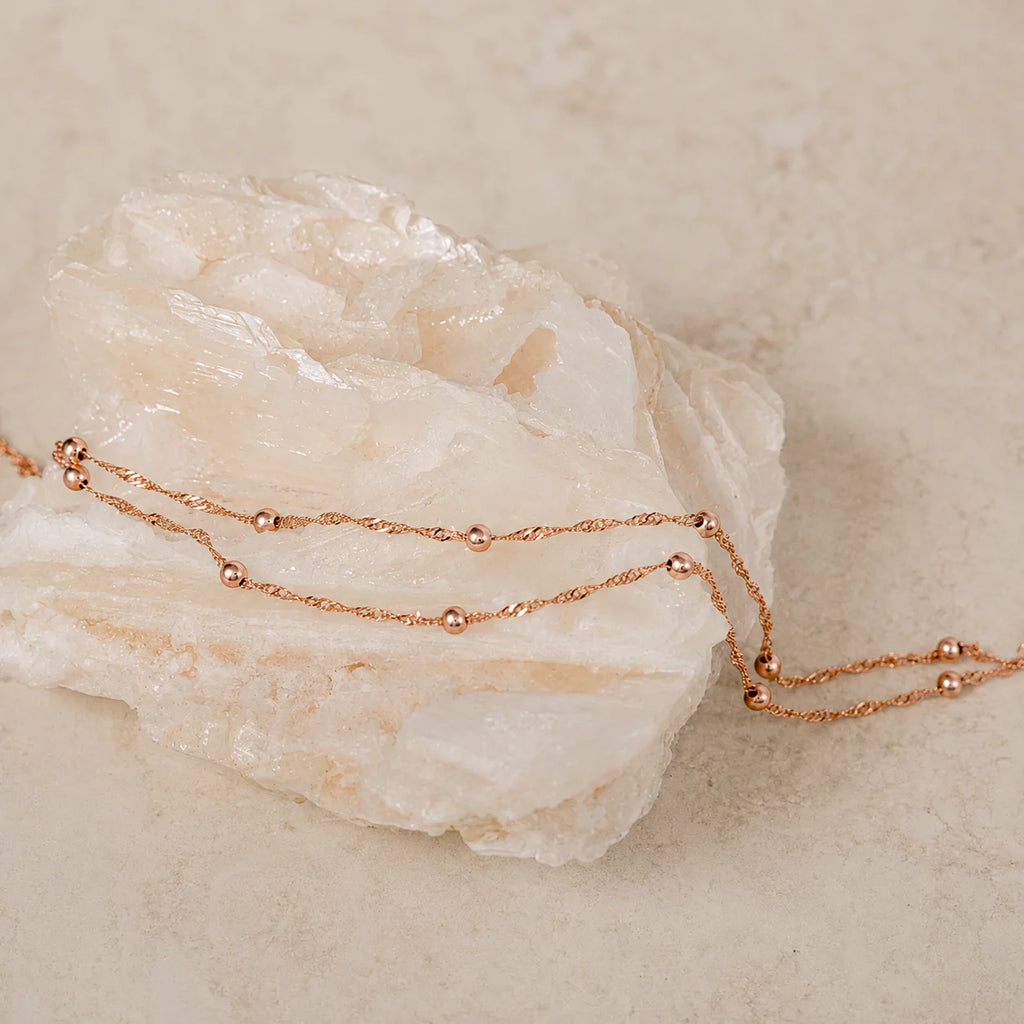 Duo Bead Chain Bracelet