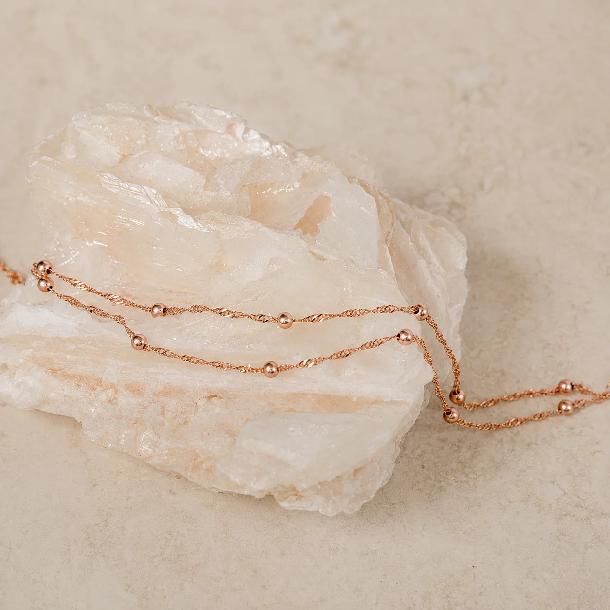 Duo Bead Chain Bracelet