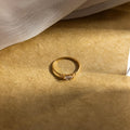 Marquise Diamond Ring Silver 18K Gold Plated