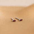 Marquise Glow Birthstone Studs