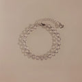 Orbit Chain Bracelet Silver 18K Gold Plated