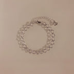 Orbit Chain Bracelet Silver 18K Gold Plated