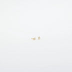 Geometric Diamond Studs Silver 18K Gold Plated