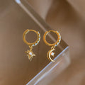 Astra Opal Huggie Earrings