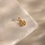 Zodiac Charm Silver 18K Gold Plated