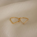 Curve Stacking Set Silver 18K Gold Plated