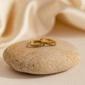Peridot Pave Huggies Silver 18K Gold Plated