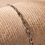Organic Mariner Chain Bracelet Silver 18K Gold Plated