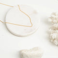 Curb Chain Necklace Silver 18K Gold Plated