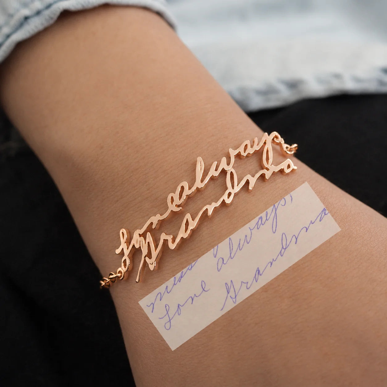 Handwriting Bracelet