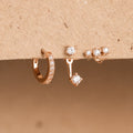 Diamond Earrings Set