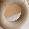 Minimalist Birth Year Number Necklace