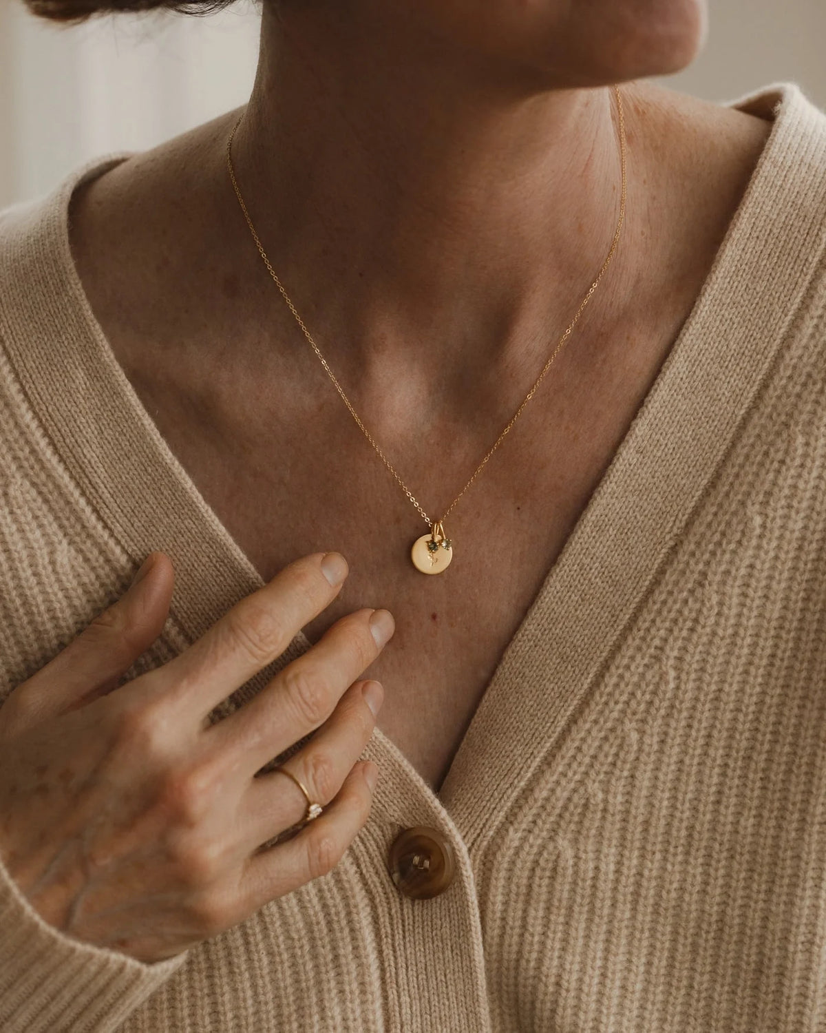 Flora Birthstone Necklace