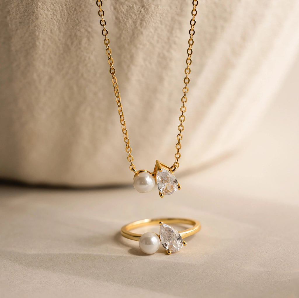 Pearl Diamond Necklace