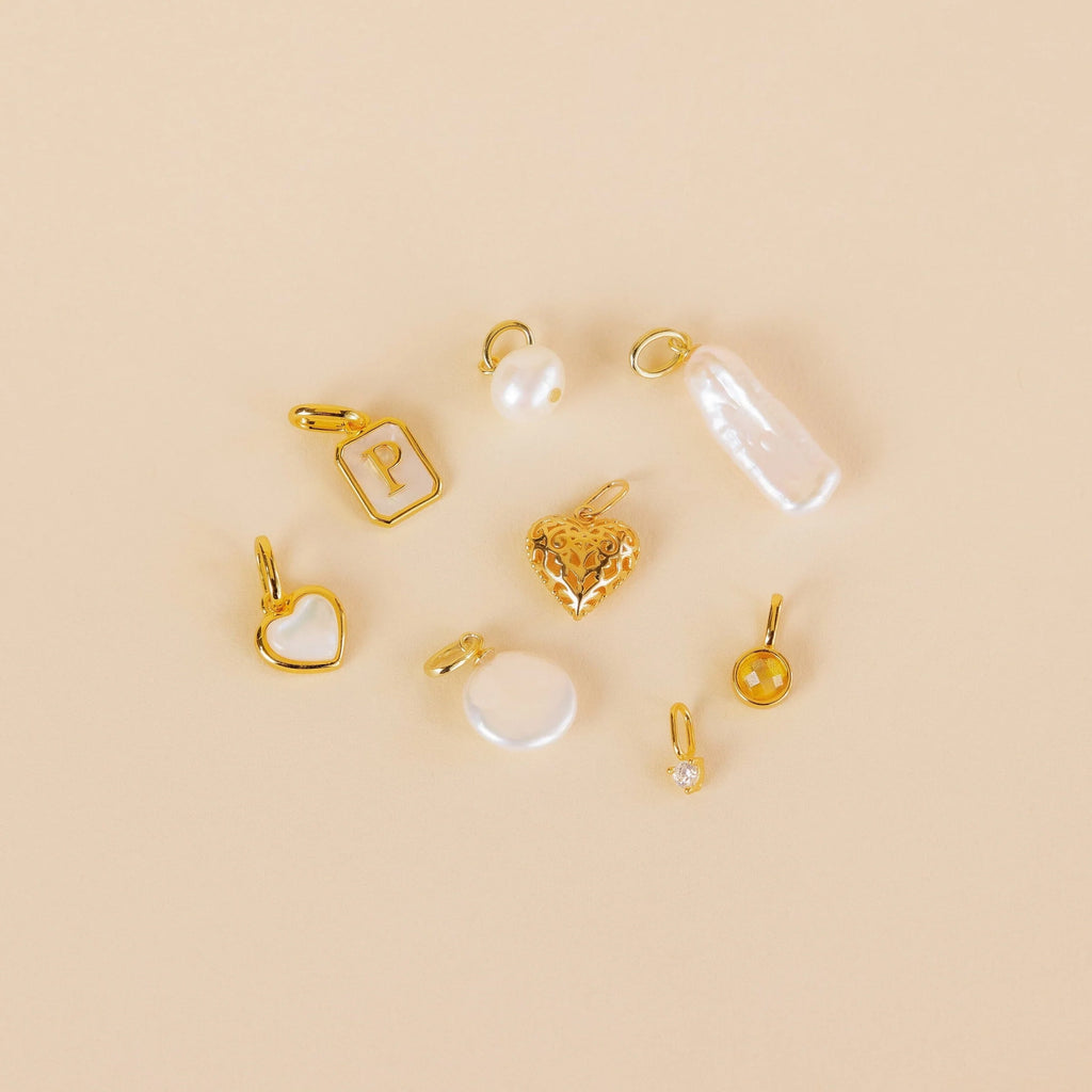 Vintage Heart Charm