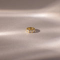 Infinity Princess Diamond Charm Silver 18K Gold Plated