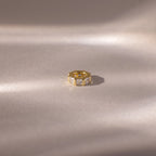 Infinity Princess Diamond Charm Silver 18K Gold Plated