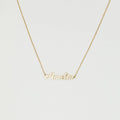 Mellow Name Necklace Silver 18K Gold Plated