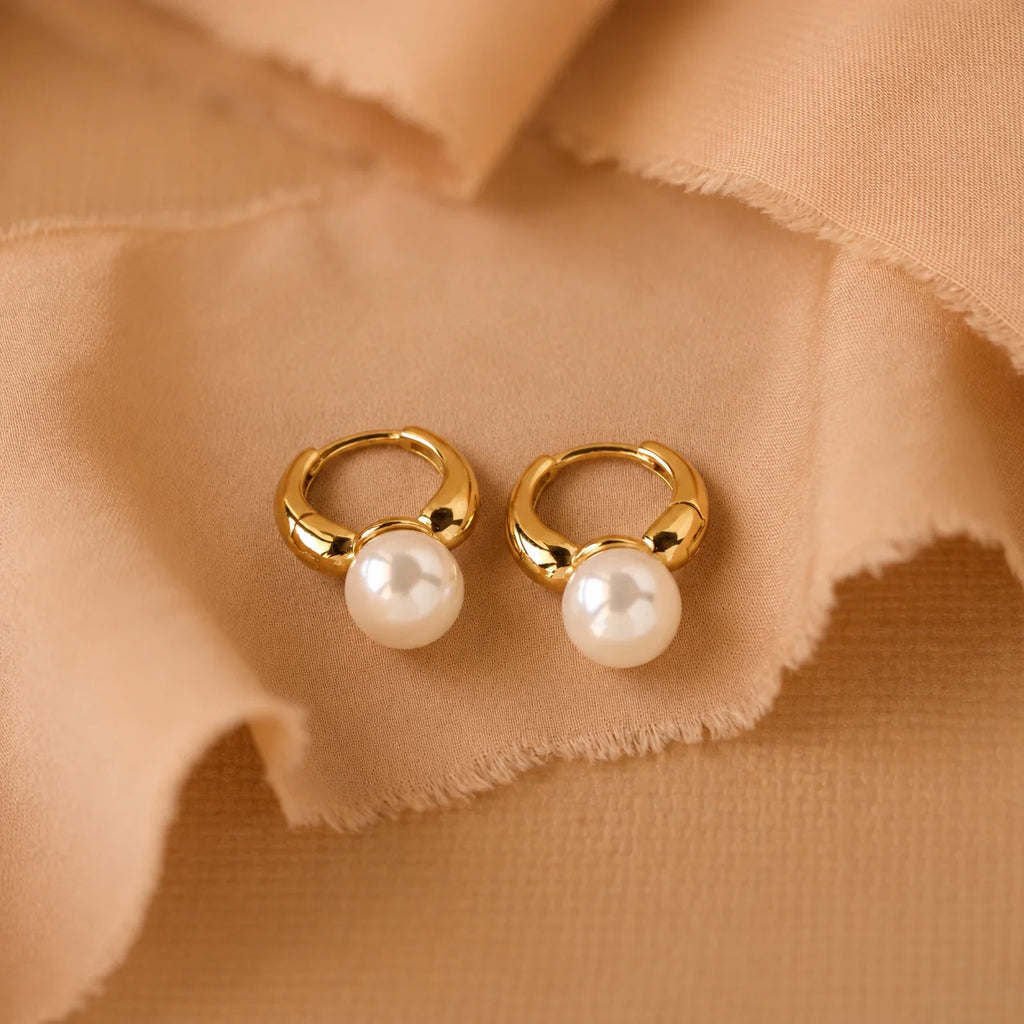 Pearl Drop Huggies