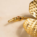 Athena Birthstone Huggies Silver 18K Gold Plated