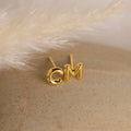 Initial Charm Earrings