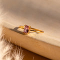 Emerald Feminine Elegance with the Blush Pink Emerald Ring