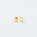 Chunky Ball Hoops Silver 18K Gold Plated