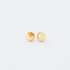 Chunky Ball Hoops Silver 18K Gold Plated