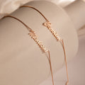 Natural Name Necklace in Box Chain