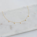 Baguette Station Necklace