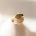 Fingerprint Signet Ring Silver 18K Gold Plated