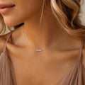 Tiny Paris Name Necklace