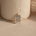 Calendar Birthstone Charm Necklace