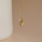 Custom Fingerprint Necklace Silver 18K Gold Plated