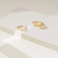 Dome Ring Silver 18K Gold Plated