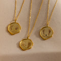 Baby Hand & Footprint Necklace Silver 18K Gold Plated