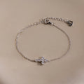 Diamond Cross Bracelet  Silver 18K Gold Plated