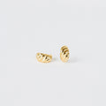 Embrace Parisian Elegance with Croissant Mini Hoop Earrings
