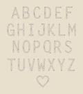 Large Sideways Initial Necklace