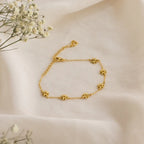 Flower Child Bracelet Silver 18K Gold Plated