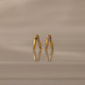 Amelia Duo Alexandrite Huggies Silver 18K Gold Plated