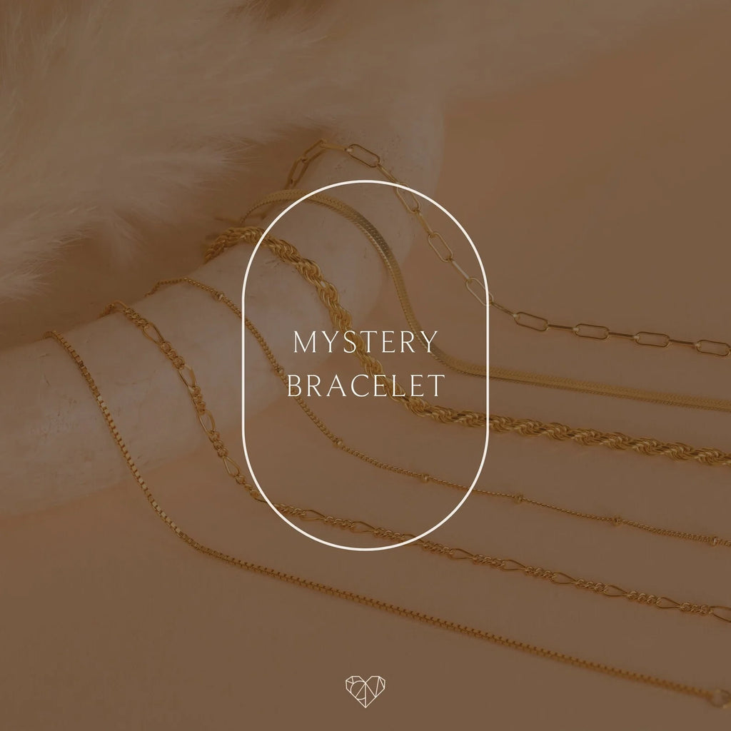 Mystery Bracelet Silver 18K Gold Plated