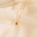 Diamond Nugget Necklace Silver 18K Gold Plated